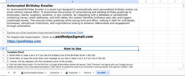 Automated Birthday Emailer - Image 6