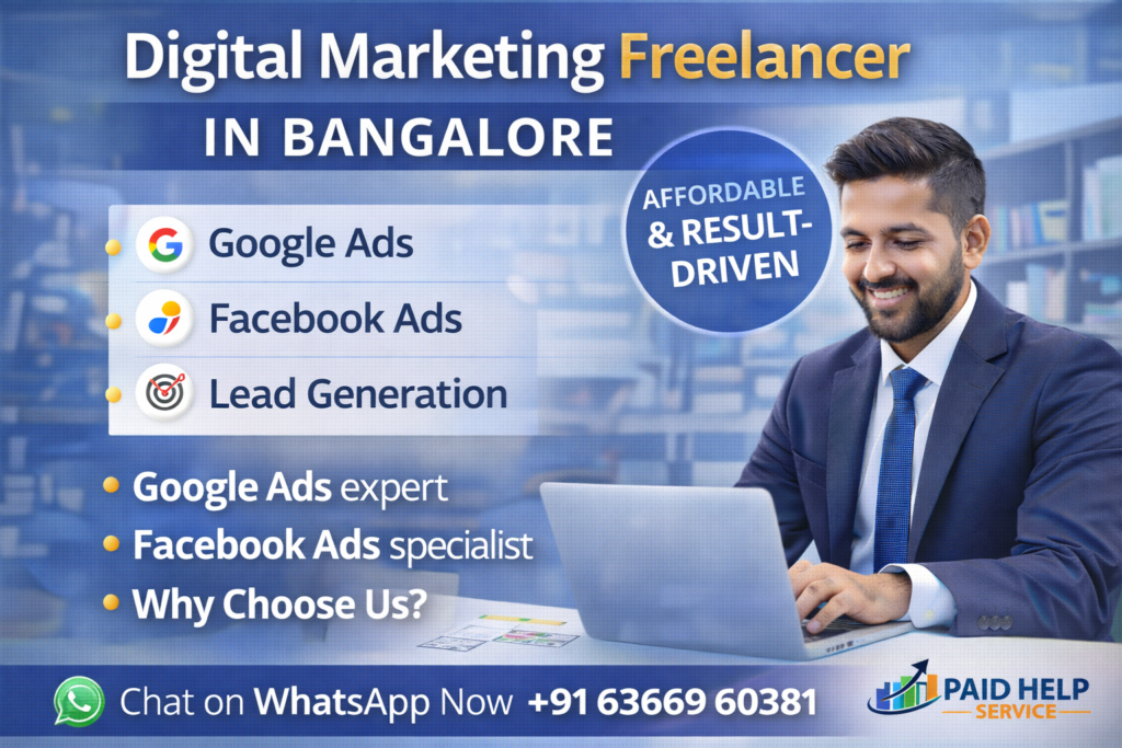 Digital Marketing Freelancer in Bangalore